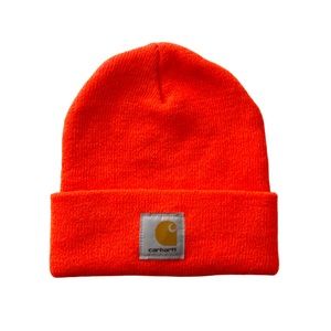 Carhartt Acrylic Bright Orange Watch Hat Beanie
